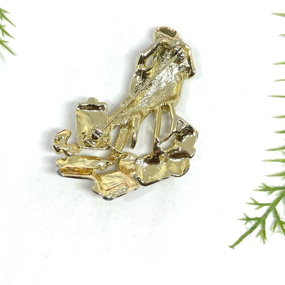 VINTAGE⚜️ Long Shopping Day AJC Brooch - Picture 7 of 8